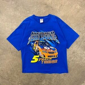 Vintage NASCAR Terry Labonte Kelloggs Racing Tony The Tiger 2000s Shirt Size XL